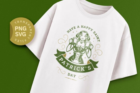 Download St. Patrick's Day Pinup Girl SVG - Premium Bundle