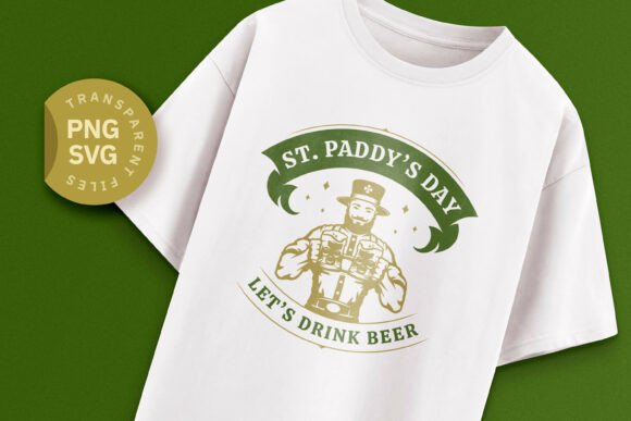 Download St. Paddy's Day Beer Leprechaun SVG - Premium Bundle